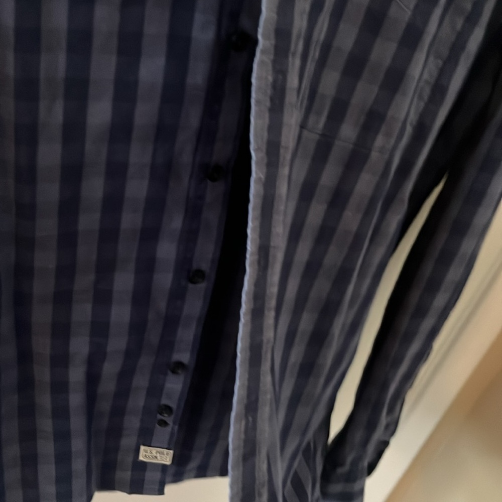 Mens U.S. Polo Assn.® Button Down Woven Shirt - - Picture 5 of 6